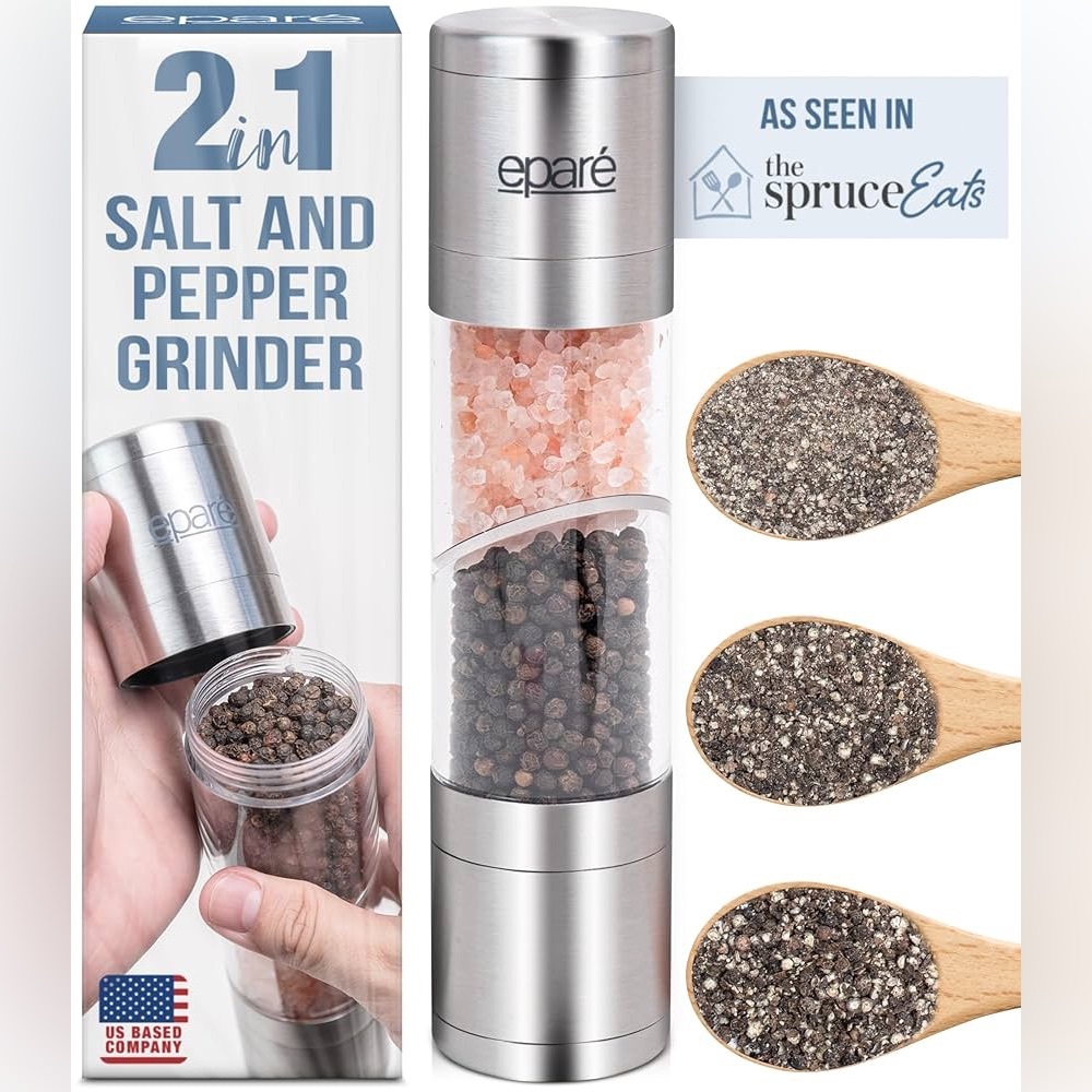 2-in-1 Salt and Pepper Grinder